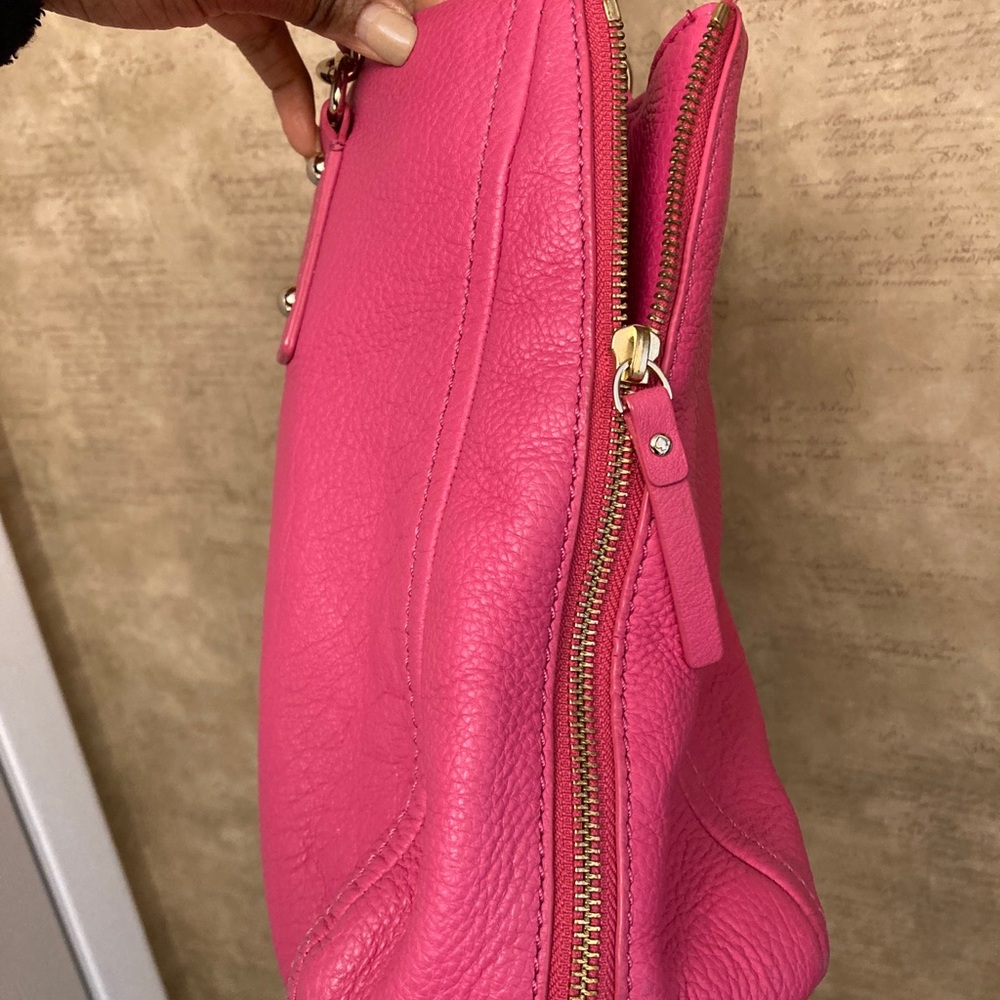 Kate Spade Hot Pink Leather Chain Straps Handbag - Picture 10 of 16